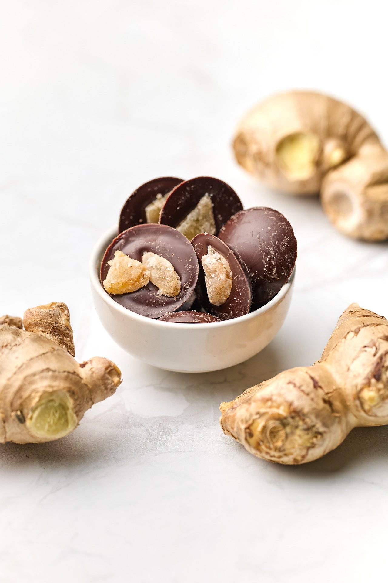 Tube | Daily Dose | Ginger | Dark Chocolate | 62% cacao | 200g | Vegan